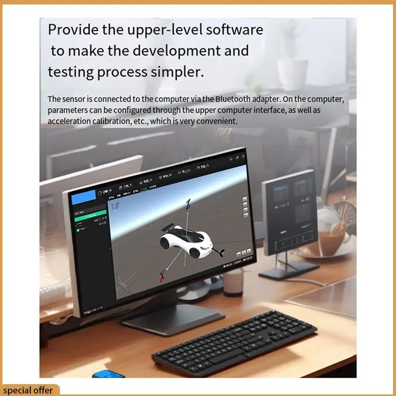 

A68Z WT9011DCL-BT50 Bluetooth 5,0 акселерометр, гироскоп, электронный компас, датчик магнитометра диапазона 50 м