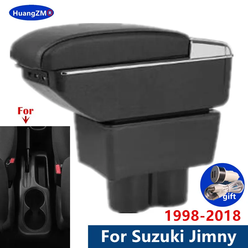 

Center Storage box Car Armrest For Suzuki Jimny Armrest Box Suzuki Jimny JB23 JB43 1998-2018 Dedicated Retrofit Car accessories