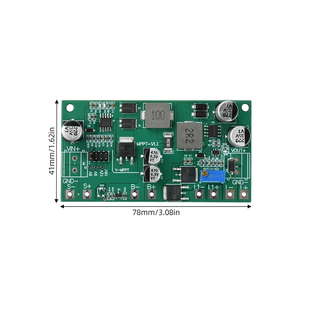3,7V Ternäre Lithium-Batterie-Lademodul MPPT Solar-Ladepanel 4A USV Dauerlademodul – Detail 2