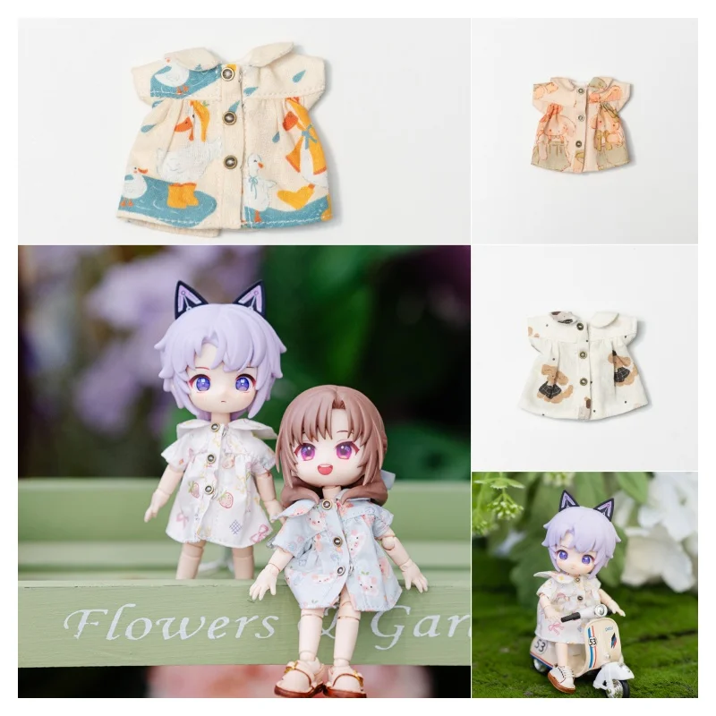 

OB11 Платье для куклы Платье Юбка 1/12 Платье для куклы BJD Молли Платье для куклы Asu 2.0 Мини-игрушки Аксессуары Платье для куклы 15 см