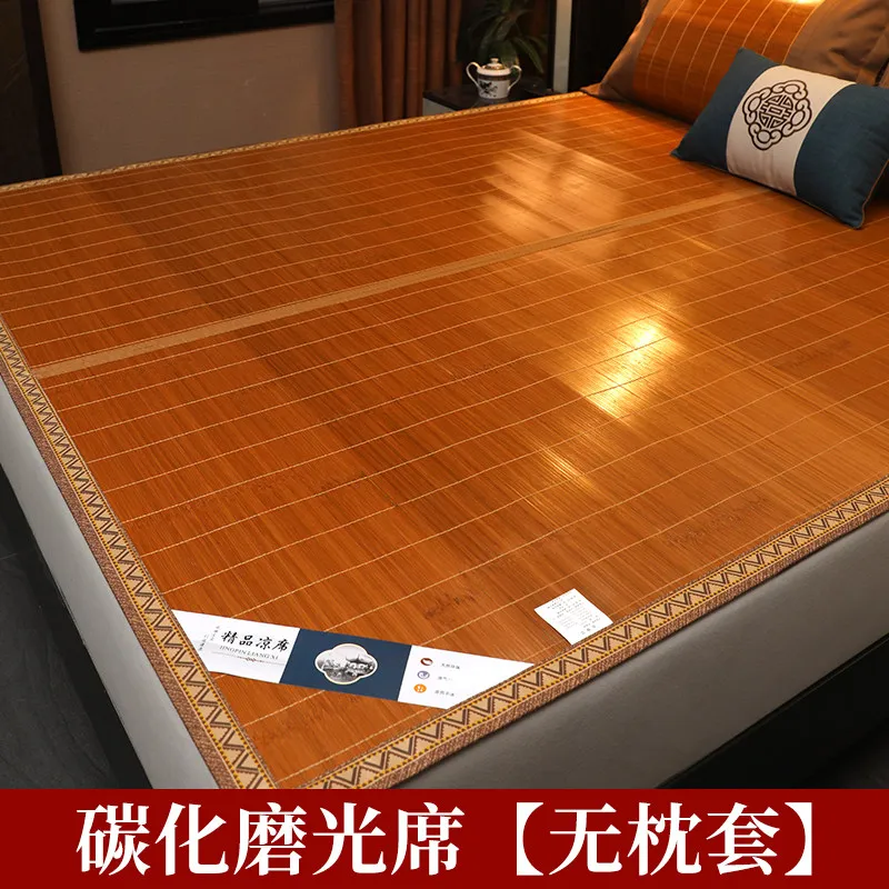 Summer bamboo mat, new style ice silk mat foldable grass mat summer double-sided straw mattress student dormitories home hotel