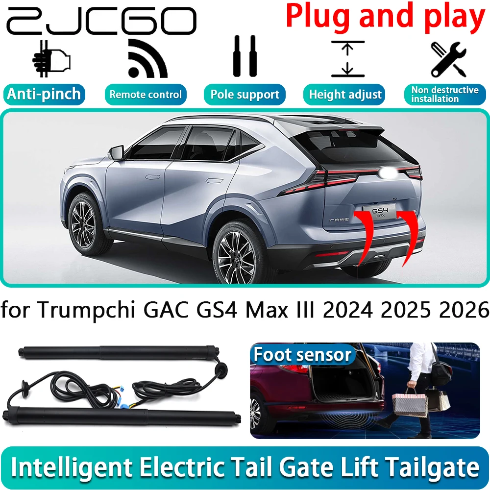 

for Trumpchi GAC GS4 Max III 2024 2025 2026 Electric Powered Tailgate Power Liftgate Automatic Tailgate System With Foot Sensor