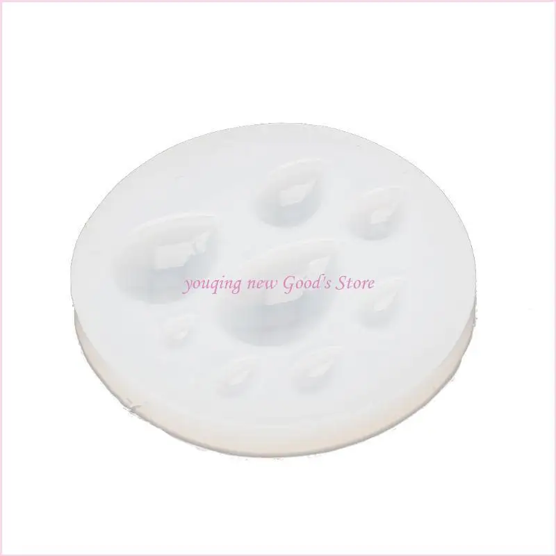 

57QA Crafting Silicone Epoxy Pendant Making Water Drop Epoxy Mould for Creative G