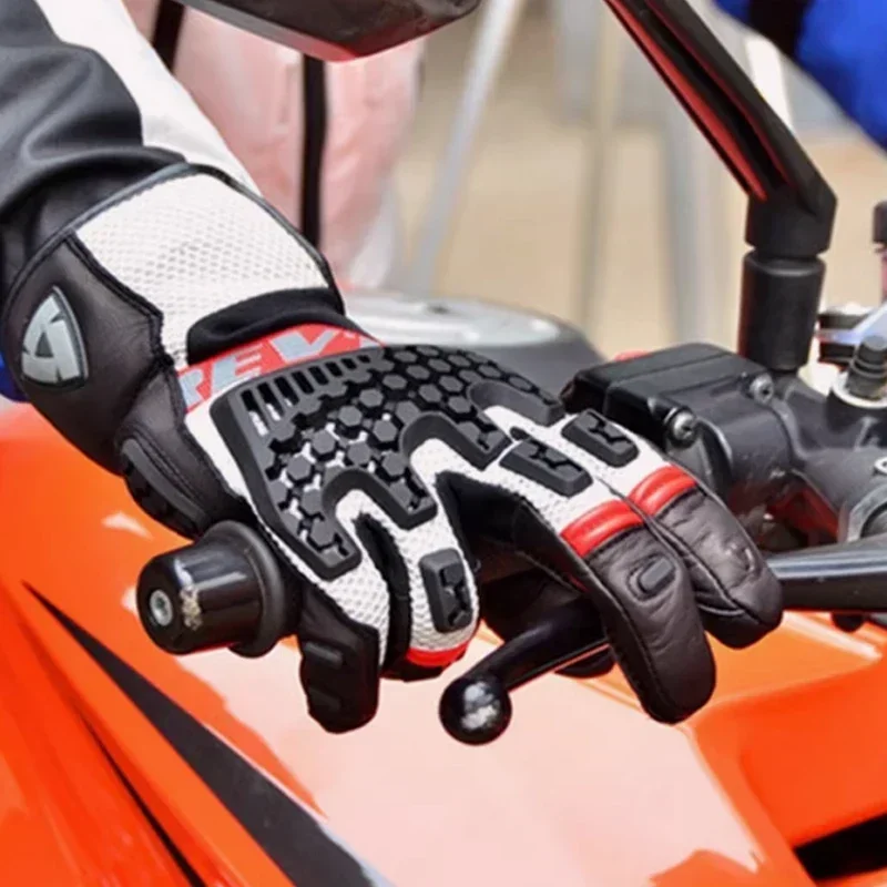 Nuevo Guantes de motociclismo REVIT Desert 3 PRO, guantes anticaída para pantalla táctil