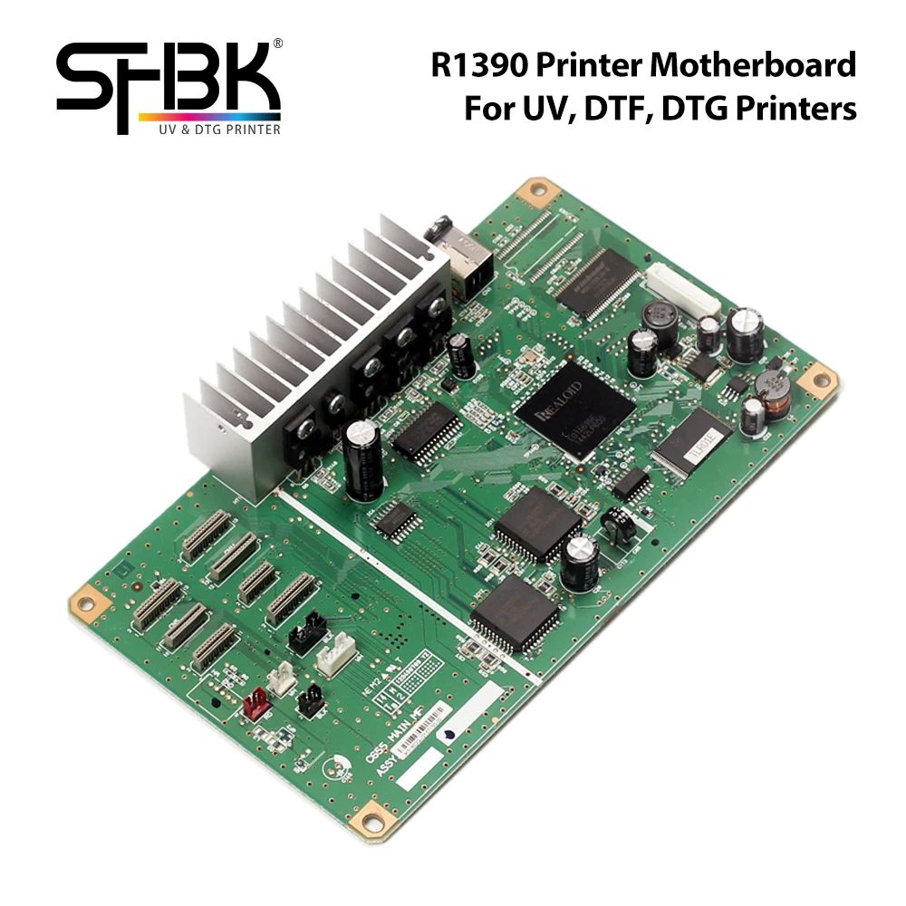 C655 MAIN. For EPSON R1390 DTF motherboard for A3 UV DTG printer mainboard, cylindrical bottles UV printer motherboard card