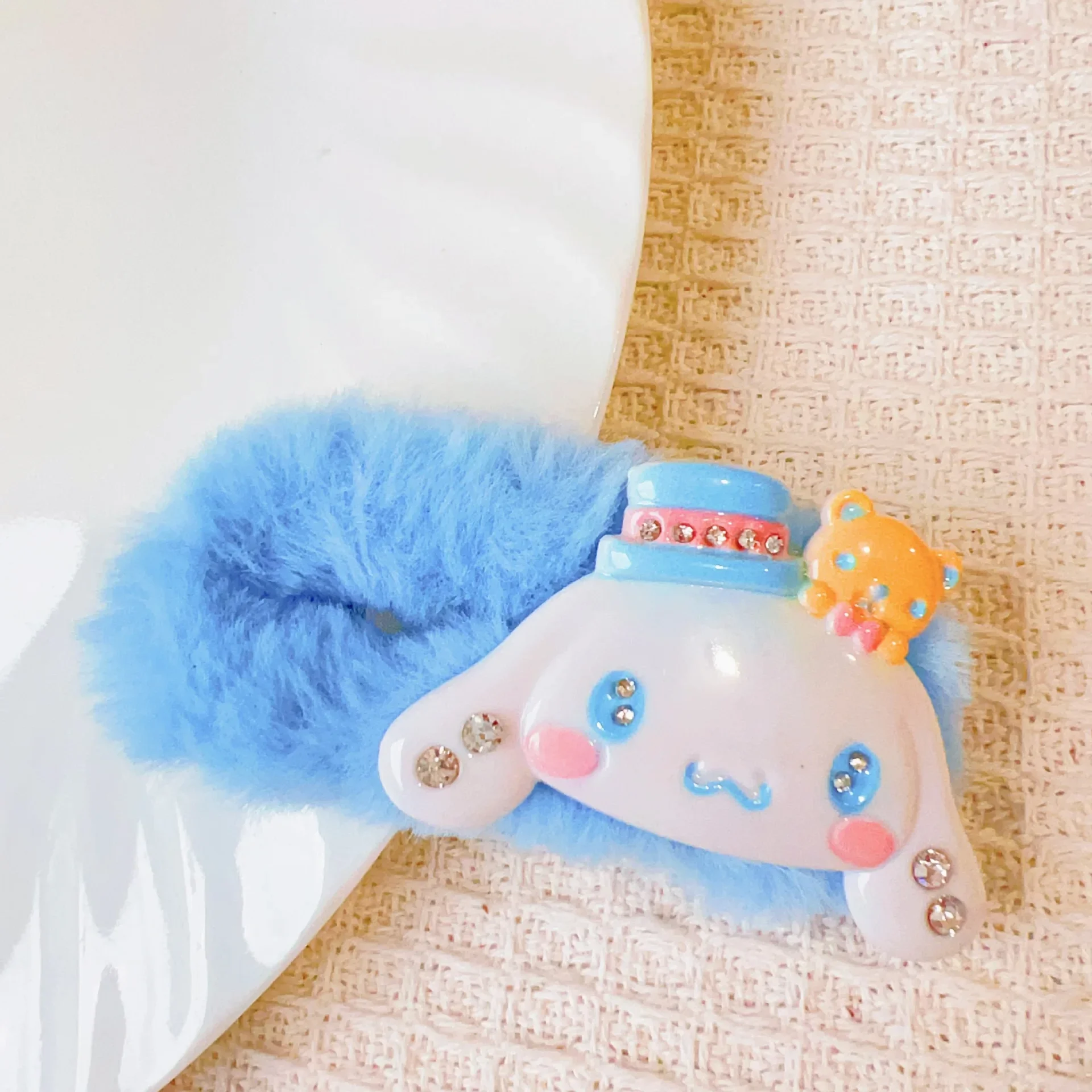 Sanrio Headwear Apparel Accessories Cartoon Children's Hair Clip Cute Internet Celebrity Hairy Girl Sweet Broken Hair Clip