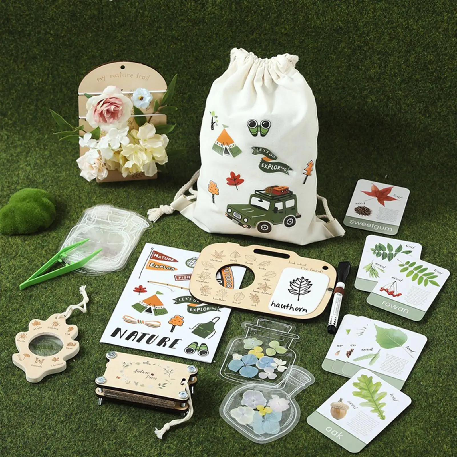 自然のおもちゃ 植物顕微鏡 教育用ギア 子供用 アウトドアアドベンチャーキット ティーンエイジャー 学生 学校 誕生日 キャンプ 屋外 庭用