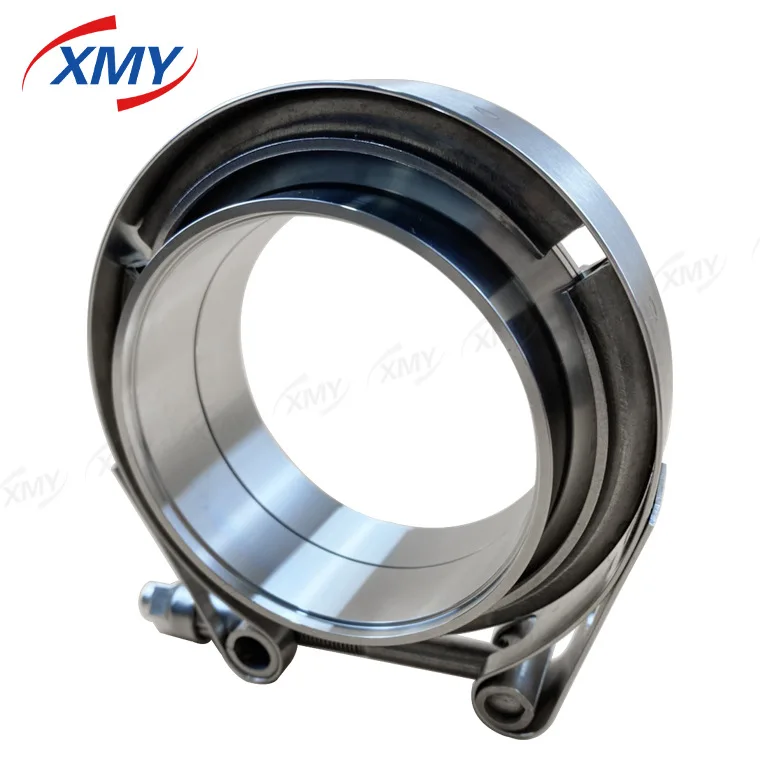 

304 Stainless Steel Standard V Clamp Flange Kit 1.5-6 Exhaust Pipe Clamp Muffler Clamp