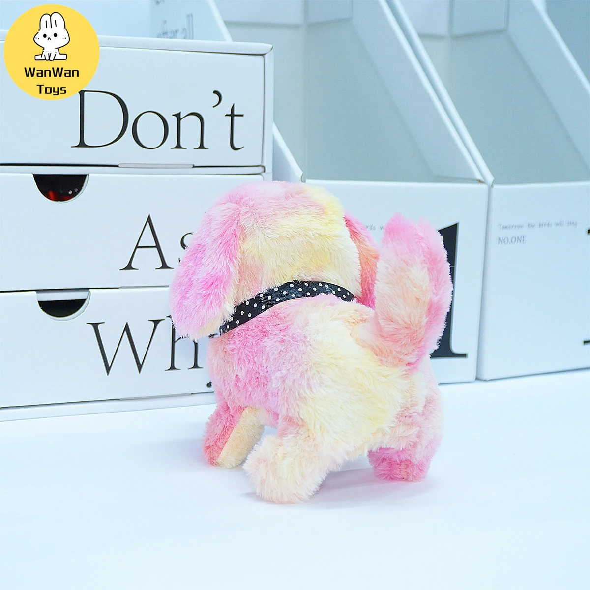 Cute Colorful Puppy Electric Toy Walking Barking Nodding Wagging Tail Parent-child Tnteractive Children's Educational  Gift