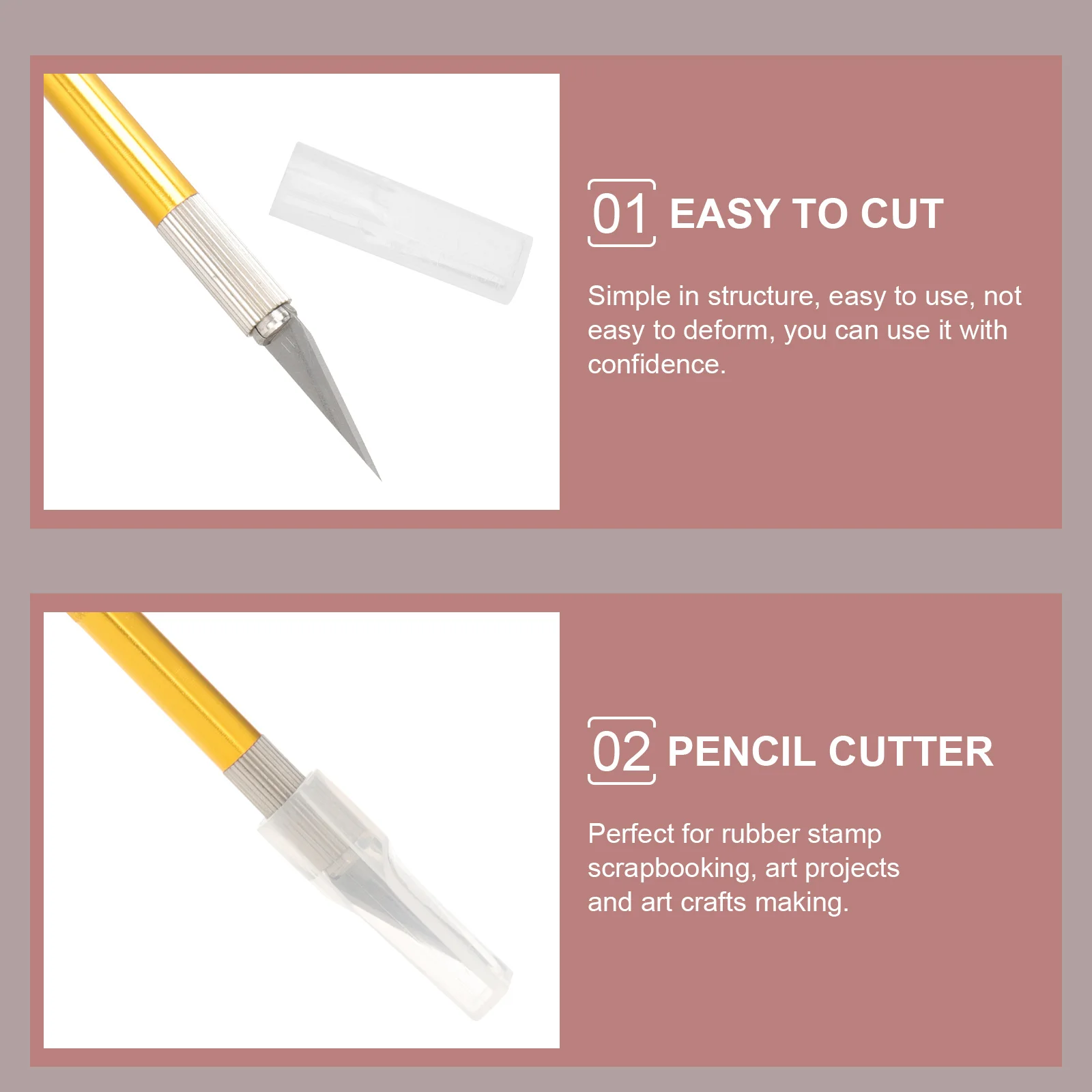 Double Head Pen Carving Cutter Precision Engraving Tool for Rubber Stamp Art Crafts Scrapbooking Pen Precision