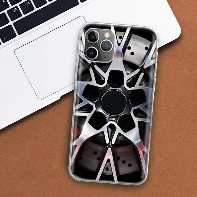Sports Car Wheel Tire Speed Phone Case For iPhone 11 12 13 Mini 14 15 Plus 17 Air 16 Pro Max 16E 7 8 SE 2020 Customized Print Co - view 3