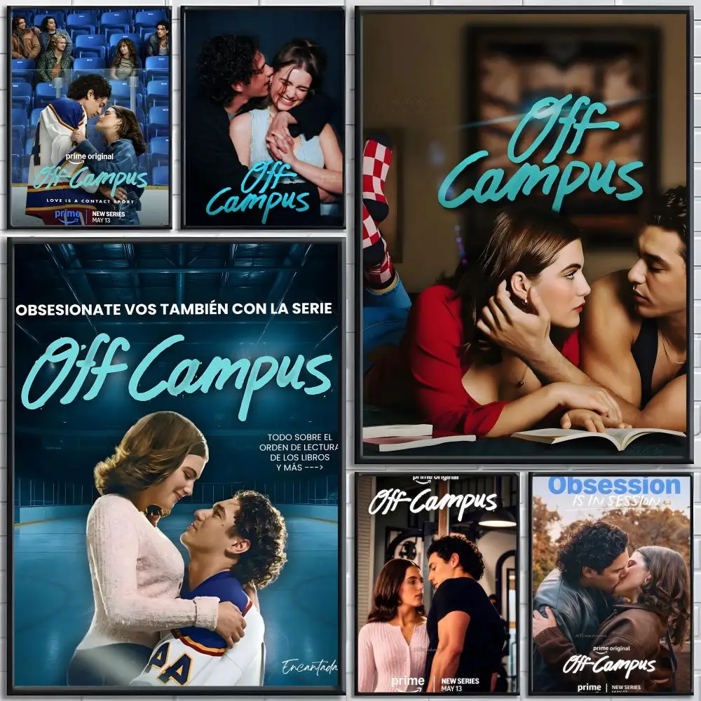 Movie Off Campus  Poster Self-adhesive Art Poster Decoracion Painting Wall Art White Kraft Paper Home Decor