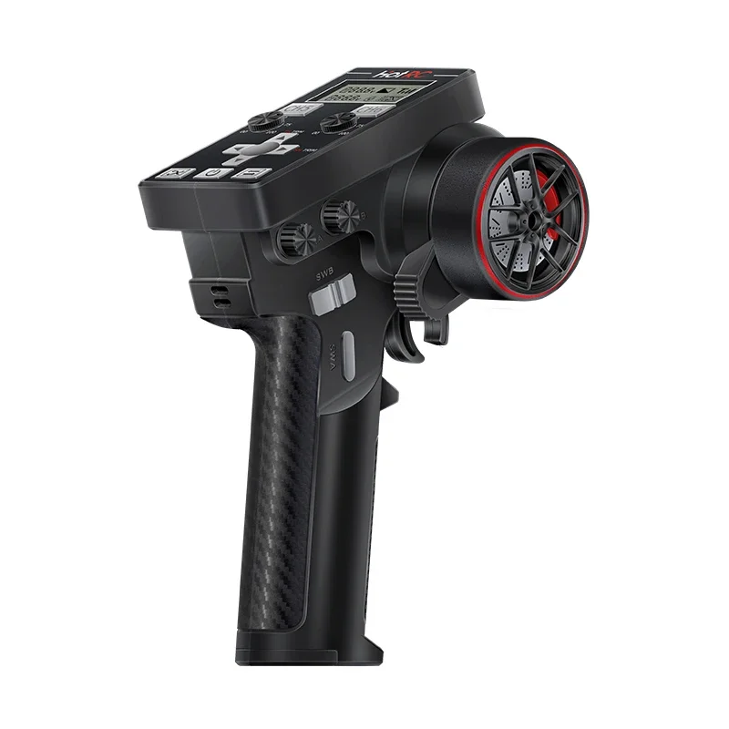 HOTRC CT-6B 8CH Transmitter Remote Controller 2.4Ghz Radio CT6B dengan Penerima F-08A Untuk Mobil Model RC Kapal Pesawat Quadcopter