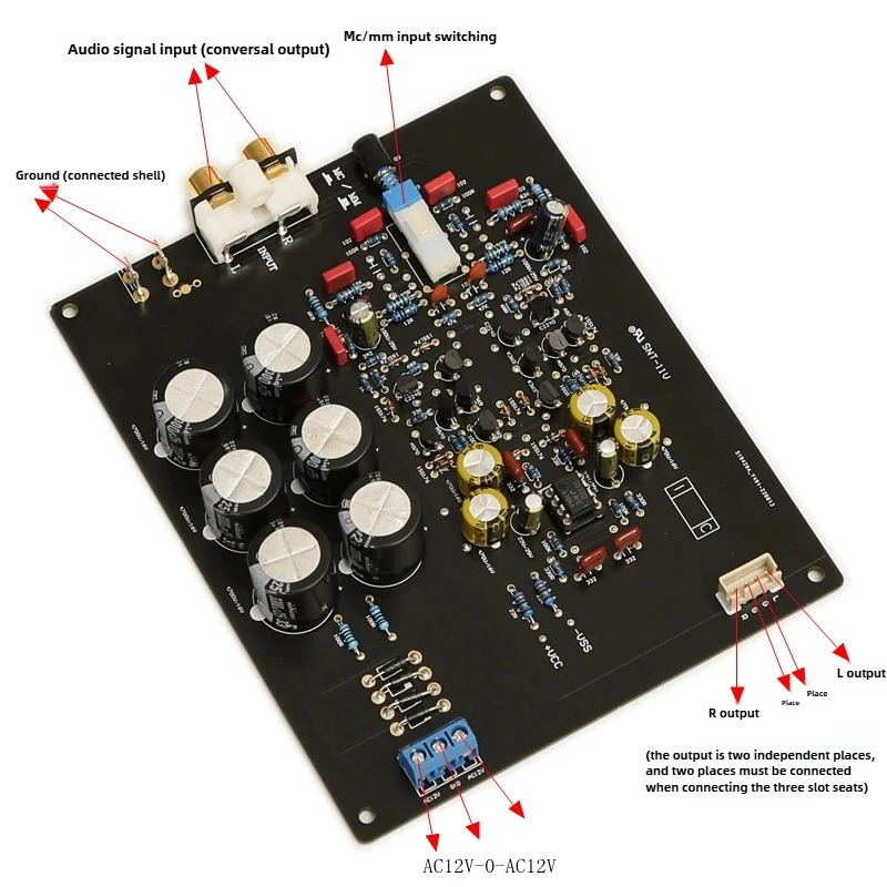 Reprodutor phono m5, cartucho phono mc mm, placa de cartucho, amplificador phono, acessórios para amplificador de linha direta maran e sz