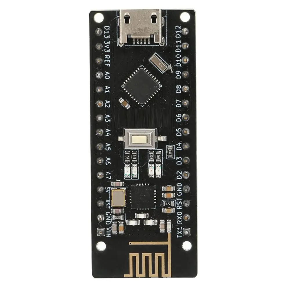 

Макетная плата NRF24L01, низкая мощность 5 В, 8 контактов, плата приемопередатчика ATMEGA328, совместимая плата, проекты IoT