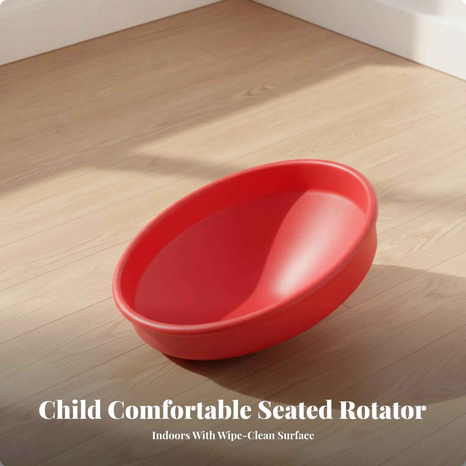 Balance Toy Child-Friendly Rocking Rotate Bowl Play Equipment Low-Profile for Preschoolers, Preschools, Playrooms