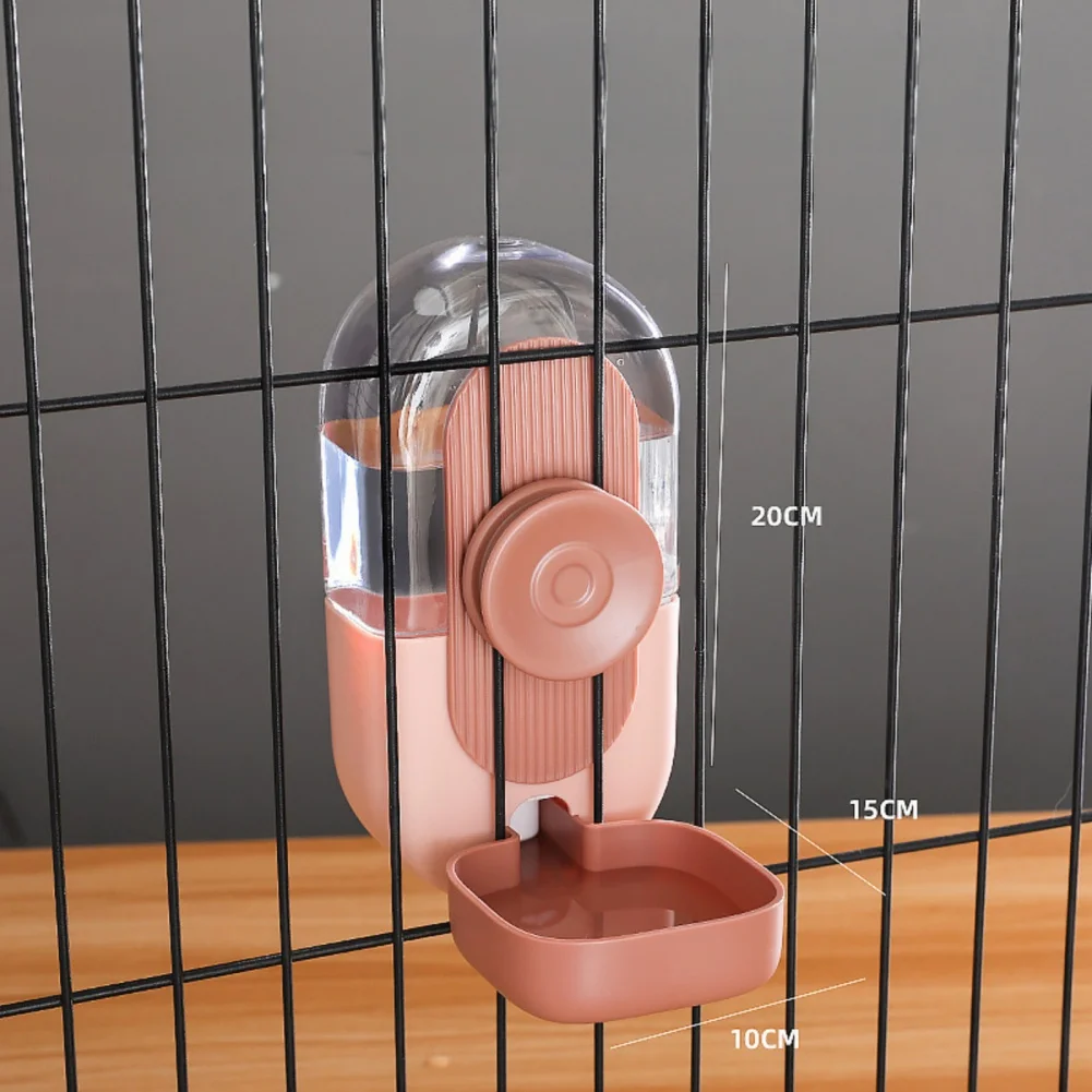 Automatic Pet Water Bottle For Puppy Cats Rabbit Food Container Dispenser Bowl Cats Dogs Drinking Cage Hanging Feeder