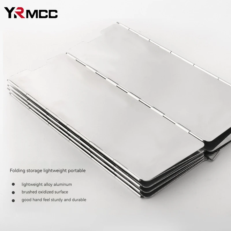 يندبروف طوي يندبروف في الهواء الطلق درع ، 10 لوحة ، الرياح الدروع ، RV التخييم أداة ، الاستقرار ، موقد ، درع للسفر طباخ