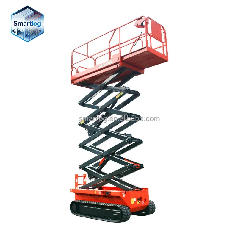 Crawler Track Scissor Lift Platform 4 Ton Heay Hydraulic Lifting Equipment for Construction Sites