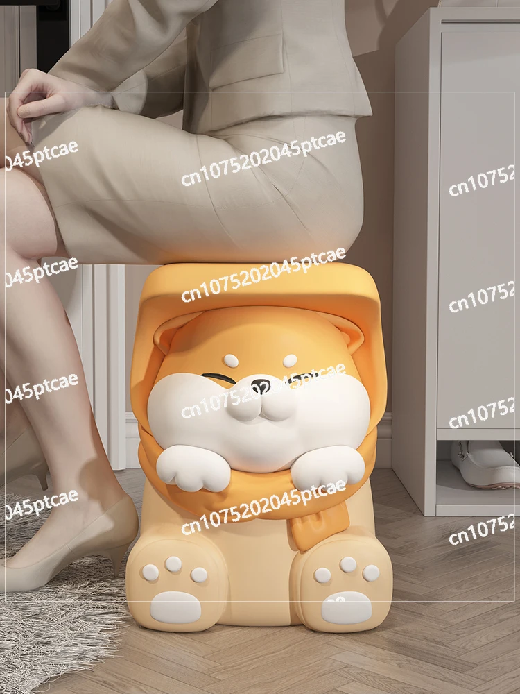 Shiba Inu Dog Floor Decoration, Living Room Sofa Edge, Several Home Decoration, Entrance Door Shoe Stool, Housewarming Gift