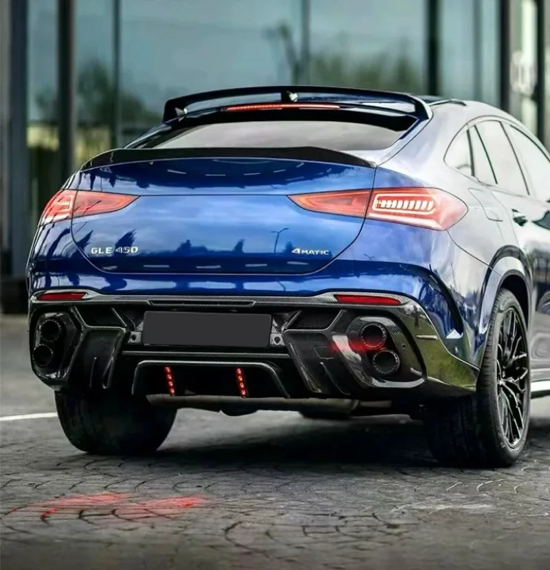 Aero-Enhanced FORBenz GLE Coupe LD Style Carbon Fiber Rear Diffuser Spoiler Body Kit