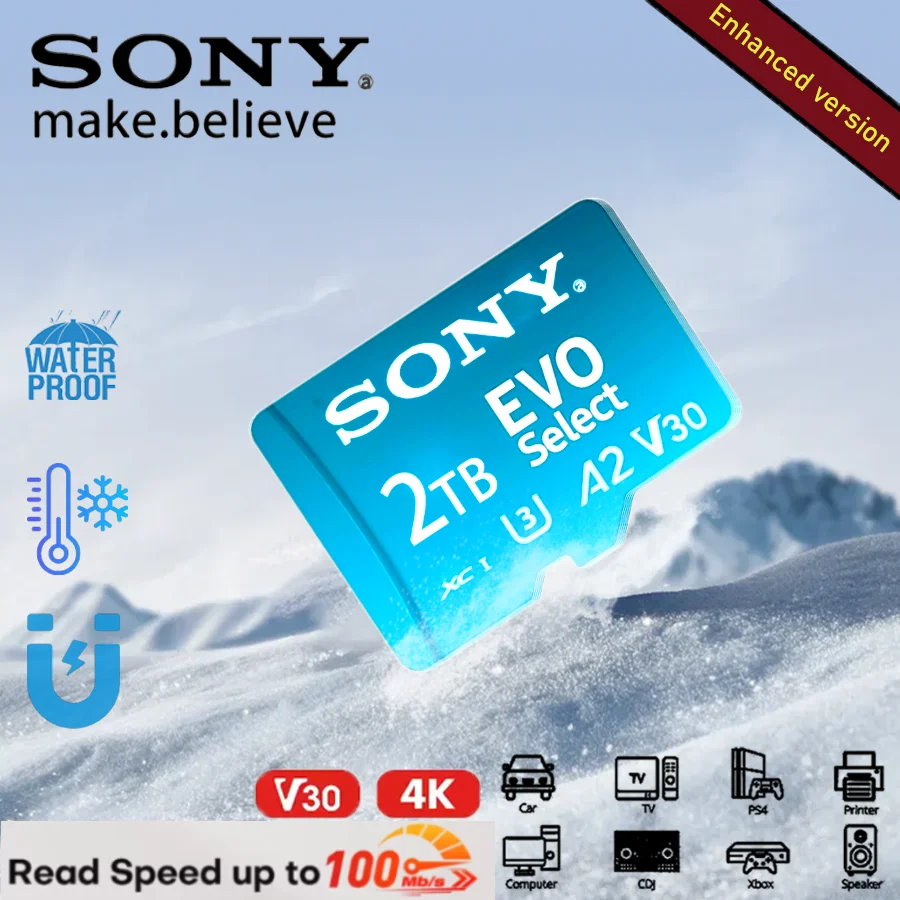 

Sony 2 ТБ 1 ТБ Высокоскоростная карта памяти Micro SD 10 для DJI Drones PS4 Nintendo Switch для хранения телефона TF-карта 512 ГБ 256 ГБ