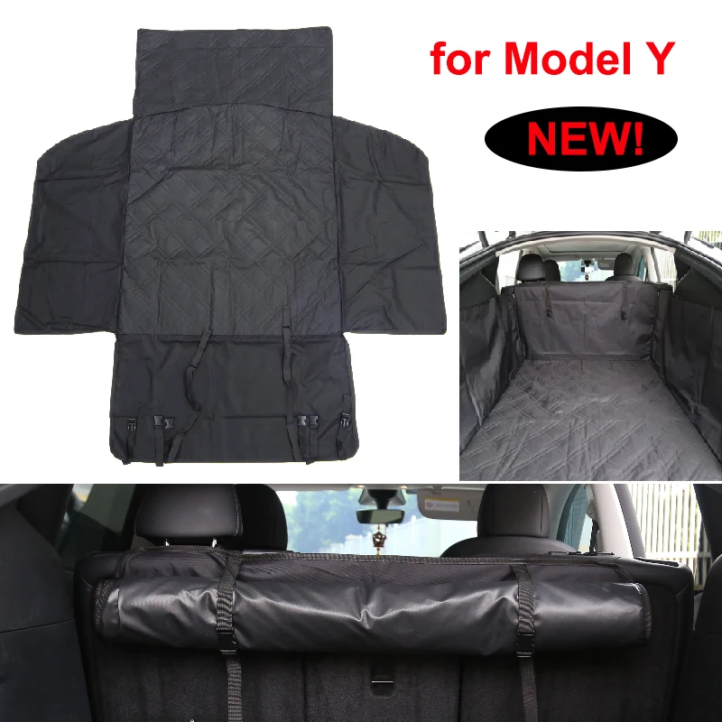 Rear Trunk Pet Mat for Tesla Model Y 2024 Outdoor Camping Pad Wear-resistant Waterproof Dog Seat Cushion Bed MY Car Accessories