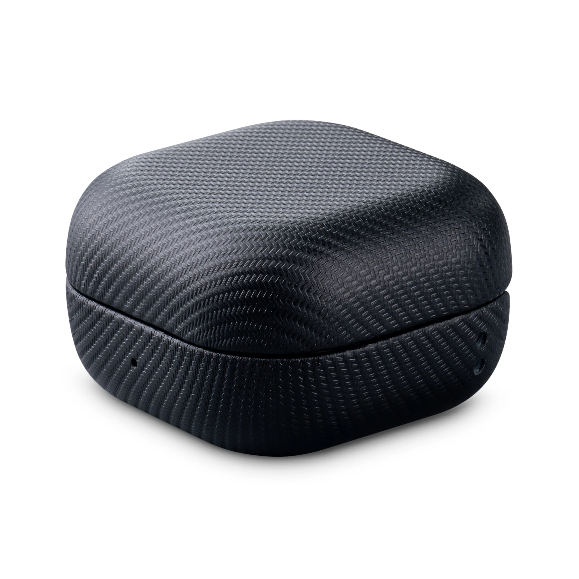 Leather Case for Samsung Galaxy Buds 4 Pro Luxury Skin Protective Galaxy Buds4 Pro Gen Cover Black Color Carbon fiber Pattern