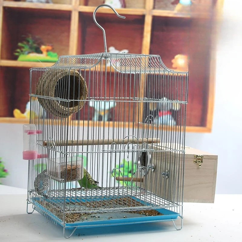 

Feeder Accessories Bird Cage Small Parrot Canarios Palomas Hamster Cage Modern Rabbit Gaiola Para Passaros Pet Supplies CY50BC