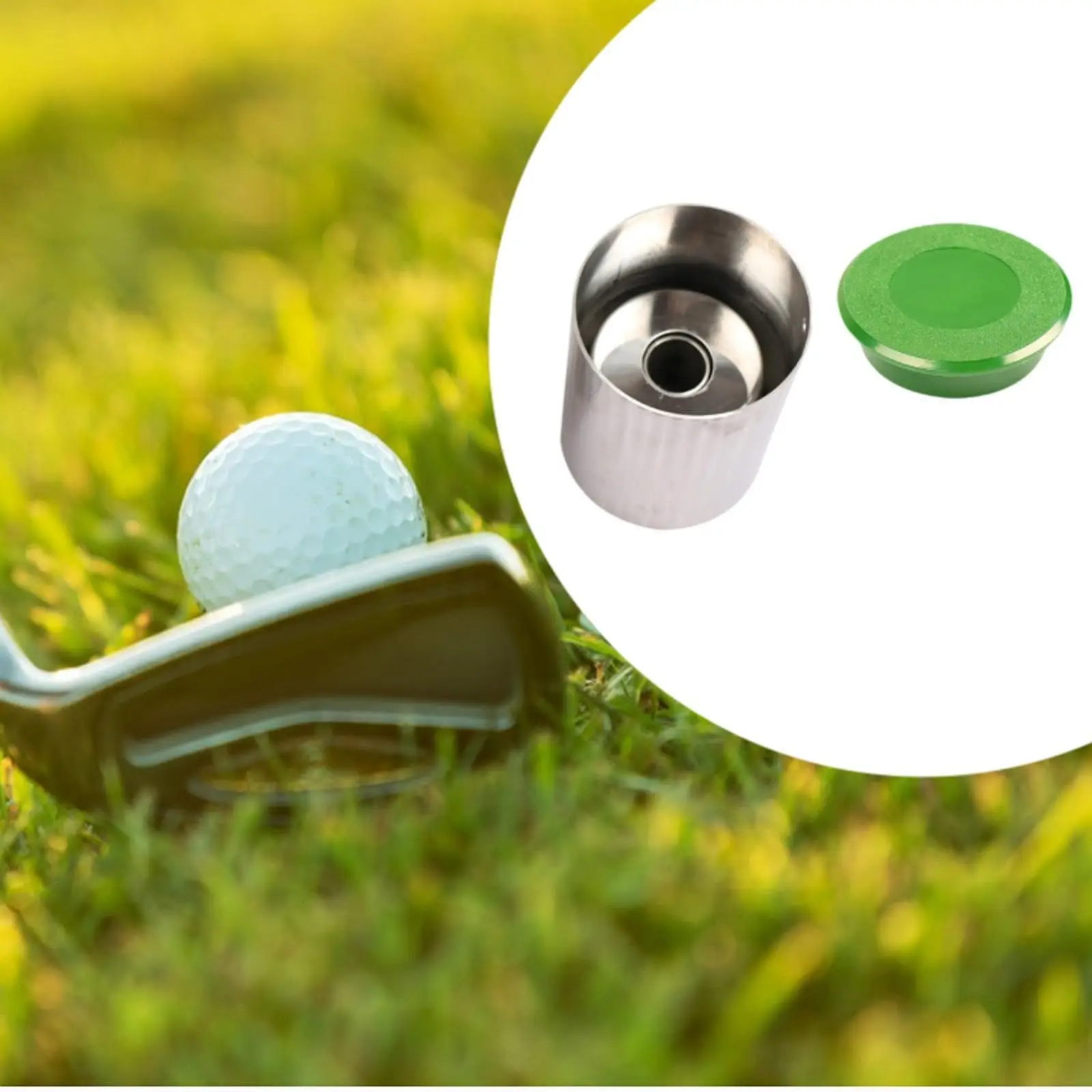 

Golf Hole Cup with Cover Parts Golf Practice Set for Outdoor Garden Backyard