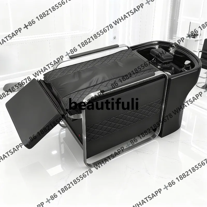 

Новая высококачественная массажная кровать для шампуня, полулетающая кровать для парикмахерской с электрическим подъемником для ног