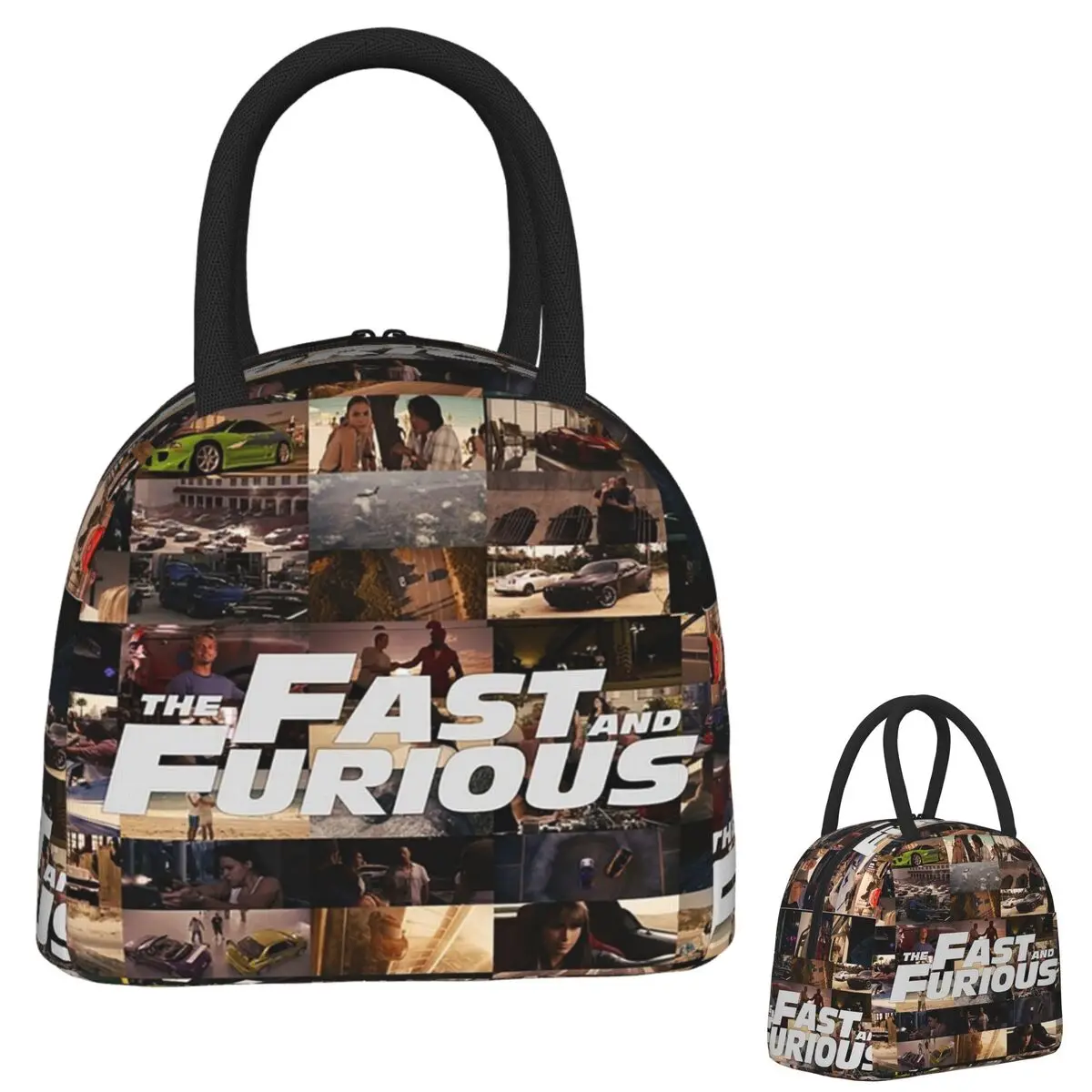 

Fast And Furious - Legends - изолированная сумка для обеда Tribute для женщин и детей, портативные коробки для еды, термосумка для ланча