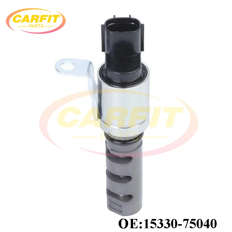 High Quality OEM 15330-75040 1533075040 Variable Valve Timing VVT Solenoid For Toyota Tacoma 2016-2021 2.7L Auto Parts