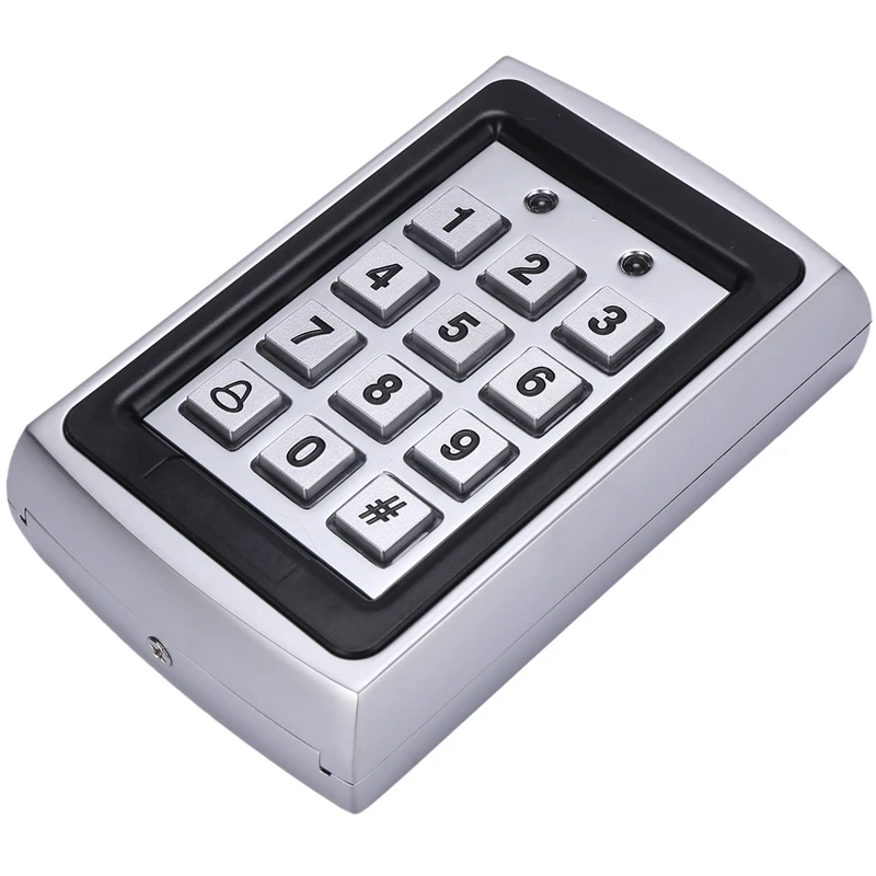 

Waterproof Metal Rfid Access Control Keypad Password 1000 Users Card Reader Keypad Key Fobs Password Access Lock Door Access Con