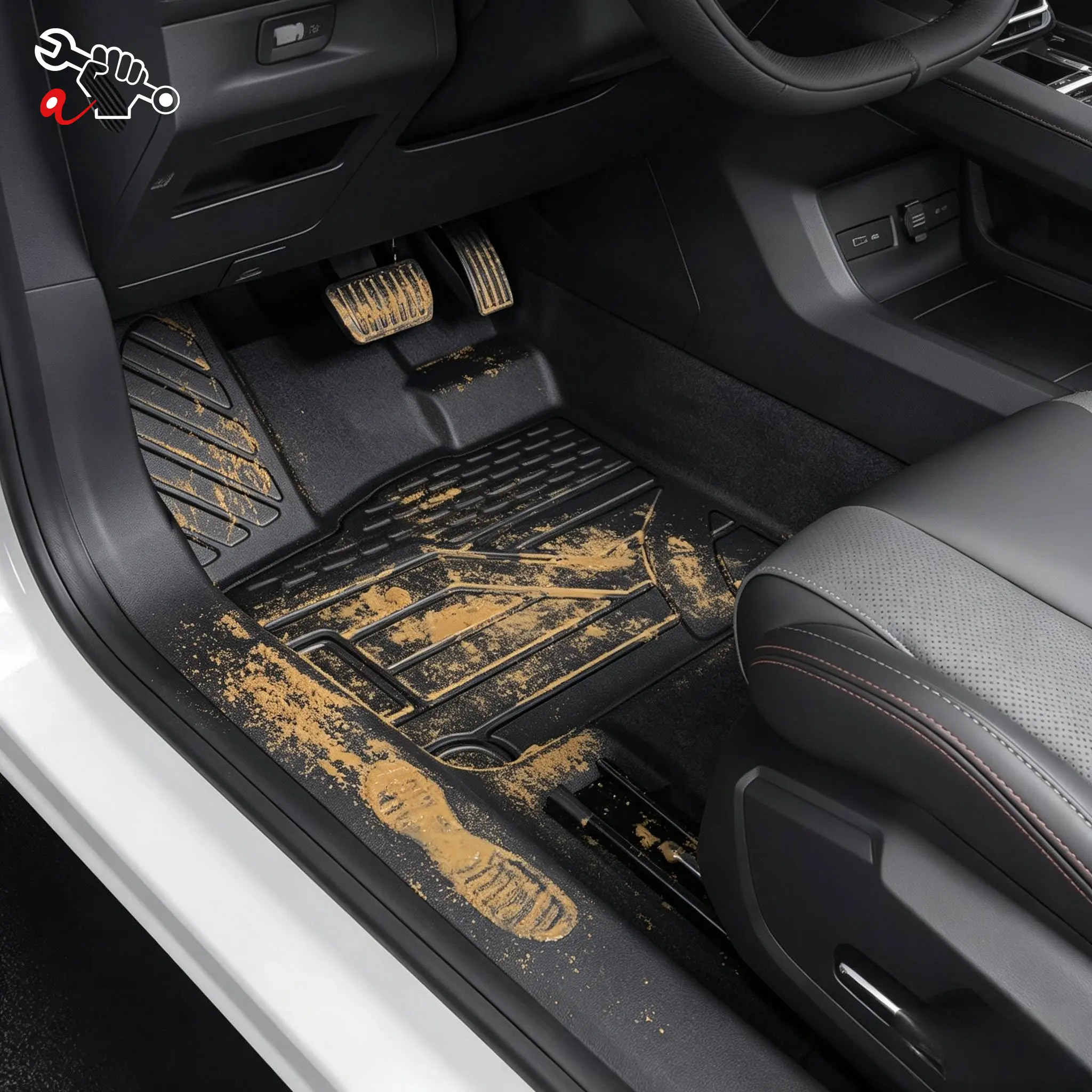 Left-Hand Drive Car Custom Fit Floor Mat For Geely Boyue Cityray Atlas Cool 2023-2026 Waterproof Wear-Resistant Odorless Mat