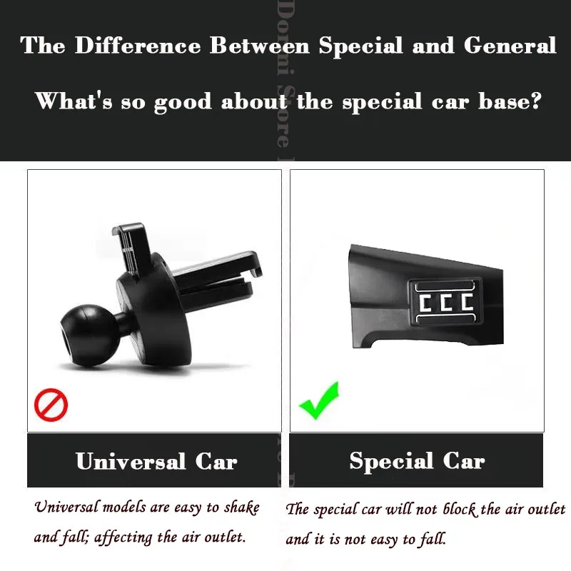 Car Mobile Phone Holder For Mitsubishi Outlander ES LS 2013~2021  360° GPS Navigation Bracket Gravity Mount Stand Accessories