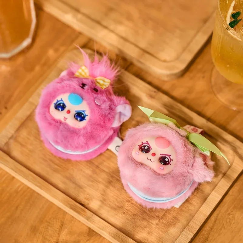 Nuevo bebé tres espejo de maquillaje serie caja ciega de felpa de moda juego de muñeca bolsa colgante espejo de maquillaje regalo de cumpleaños para niña