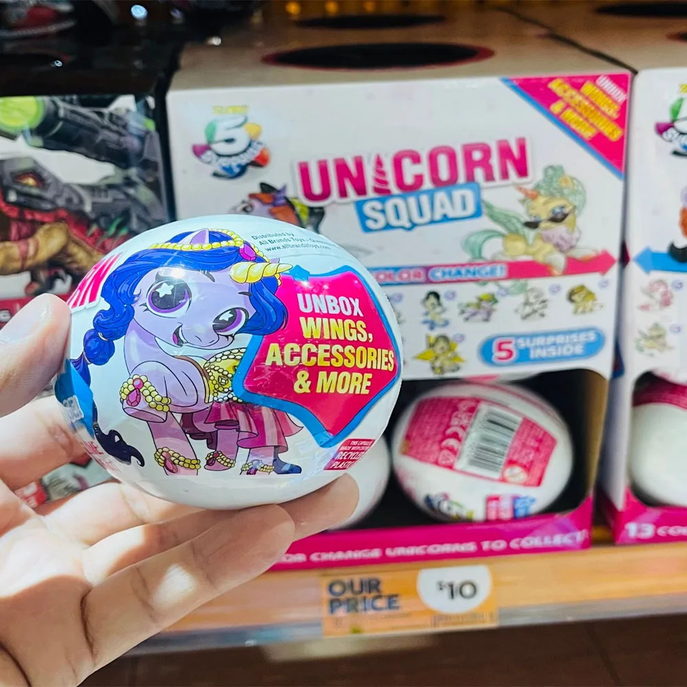

Zuru 5 Surprise Mini Brands Unicorn Squad Magic Surprise Cute Gift Blind Box Original Mini Unicorn Mystery Blind Box Cute Toys