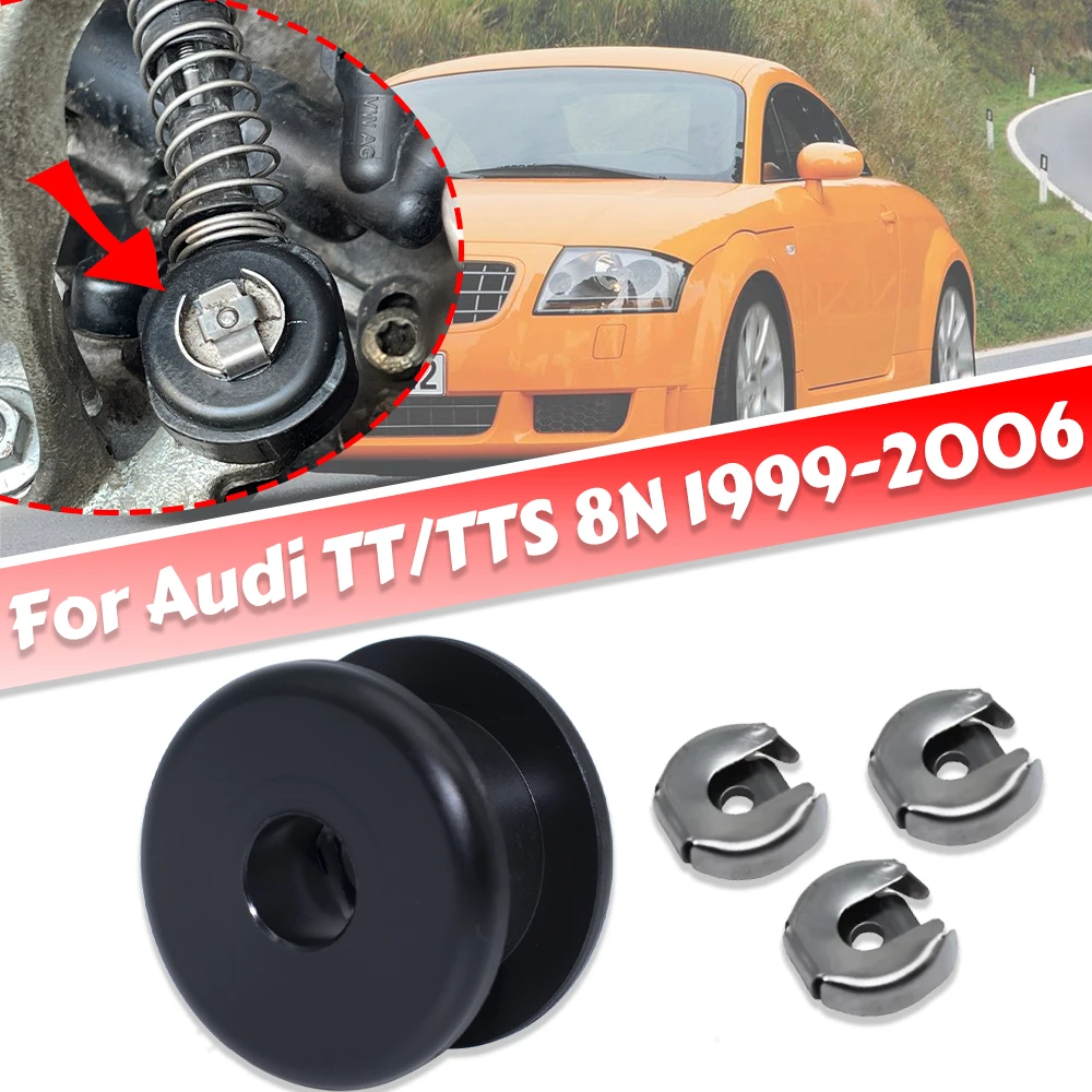 8mm 10mm Upgrade Pivot Bushing For Audi TT 8N Manual Gear Selector Shift Cable end Linkage Strengthen Lock Washer Retaining Clip