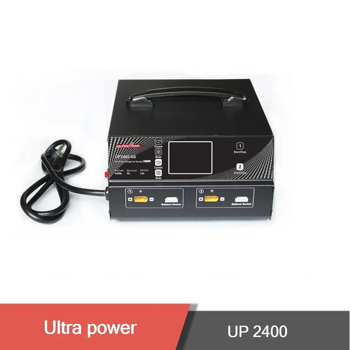 ULTRAPOWER UP2400-6S Large Electric Charger LiPo/LiHV High-Power Universal Metal Power Supply Adapter 25A