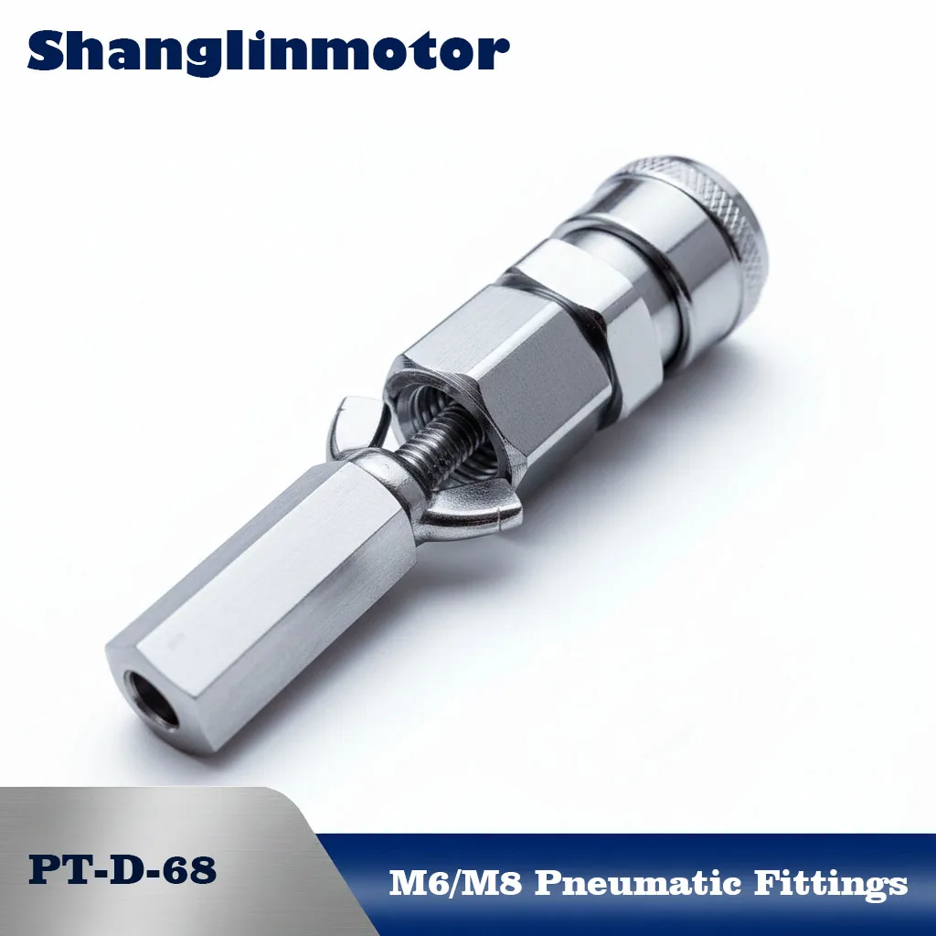 

Vac-U-Lock Quick Plug Connector Pneumatic Fitting M6 M8 Female Thread for Reciprocating Linear Actuator Motor Machine Parts