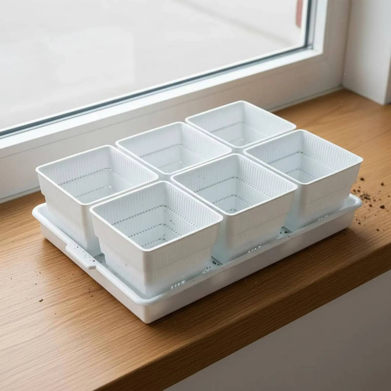 

Контрольный горшок для корней 360 ° Дышащий горшок для контроля роста корней с дренажными отверстиями, пластиковый контейнер для молодых растений, многоразовый