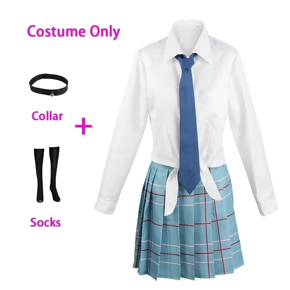 Marin Kitagawa Cosplay My Dress Up Darling JK Schooluniform Jurk Meisjes Meid Outfit Anime Cosplay Halloween Kostuum Pruik Vrouwen