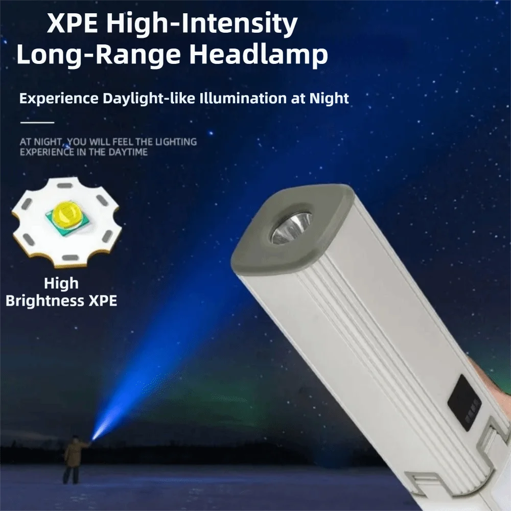 USB Rechargeable Camping Light Power Indicator Warm White Light Foldable Lantern Collapsible Design Four-leaf Light