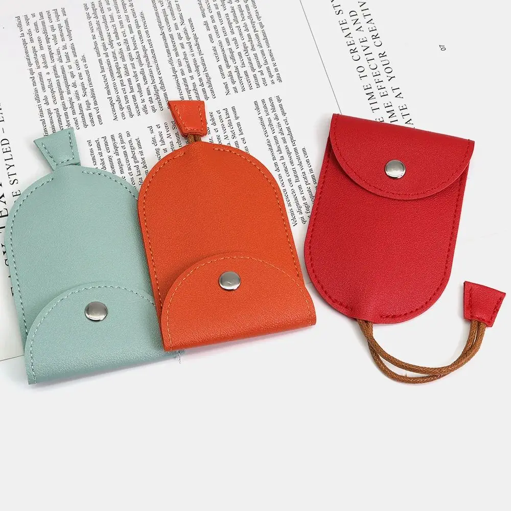 

Car Key Fob Large-Capacity Key Case Cover Protector PU Matte Leather Key Sleeve Cute High Quality Keychain Bags Men