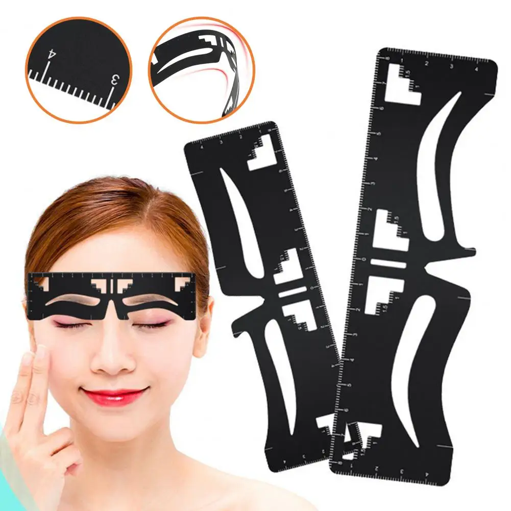 Versatile Eyebrow Stencil Lightweight Eyebrow Template Professional Grooming Eyebrow Shaper Balance Tool Ruler