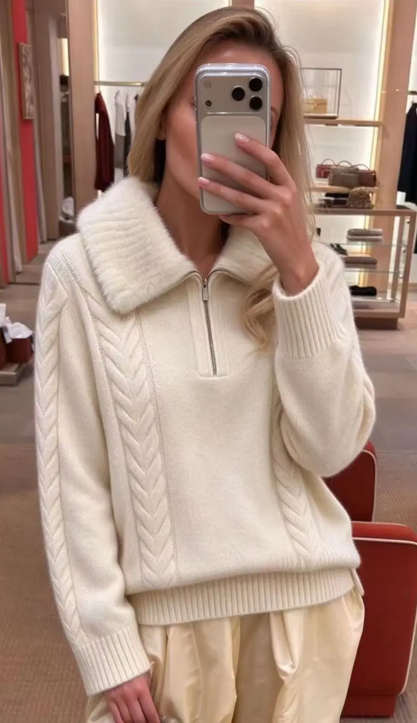 27ss New fashion Wool Cashmere long sleeve brand designer knitting blazer jacket clothing for women female