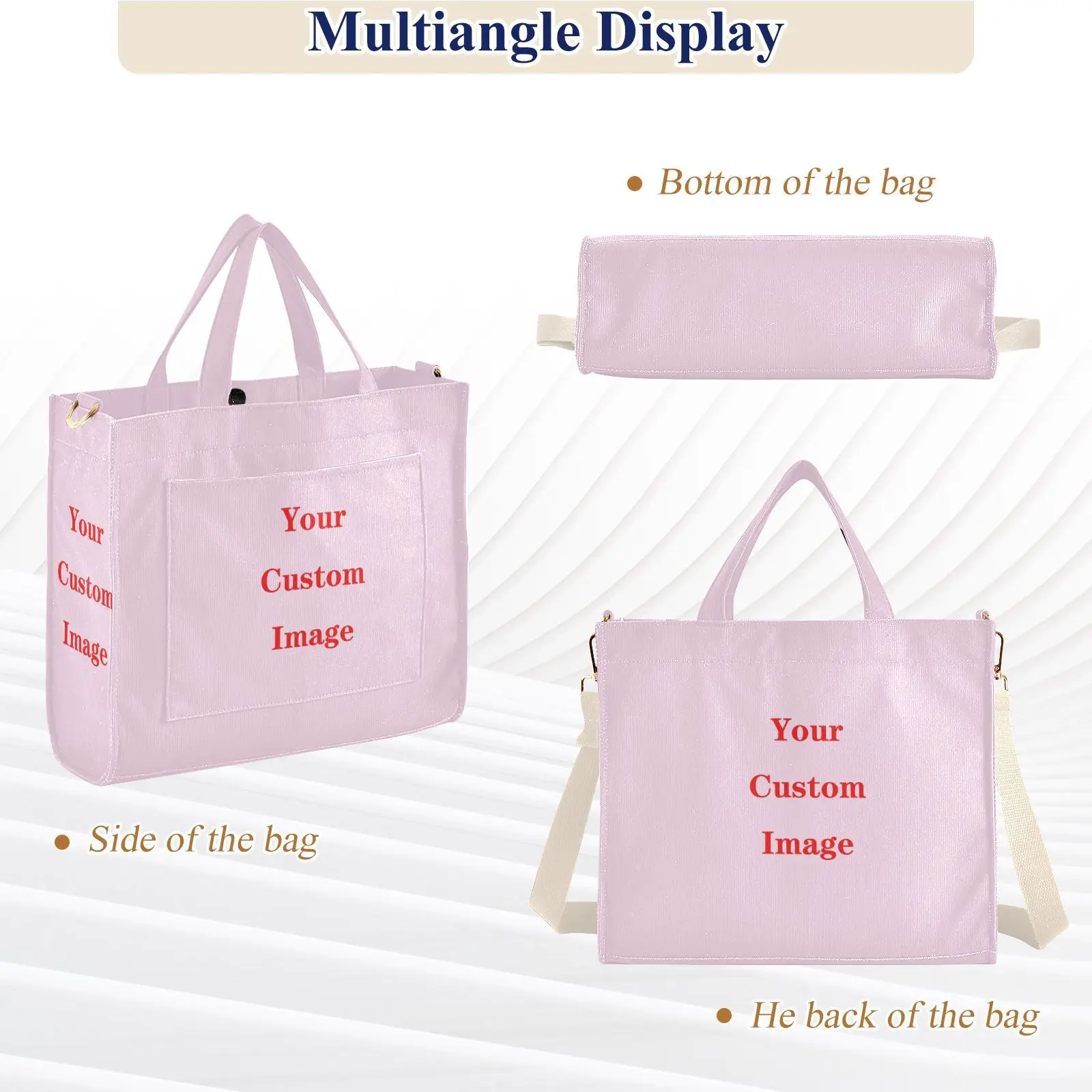 New Shoulder Bags For Women Beach Bag Female Crossbody Bag Fashion Tote Handbag Customizing images Handbags Luxury Designer Bag