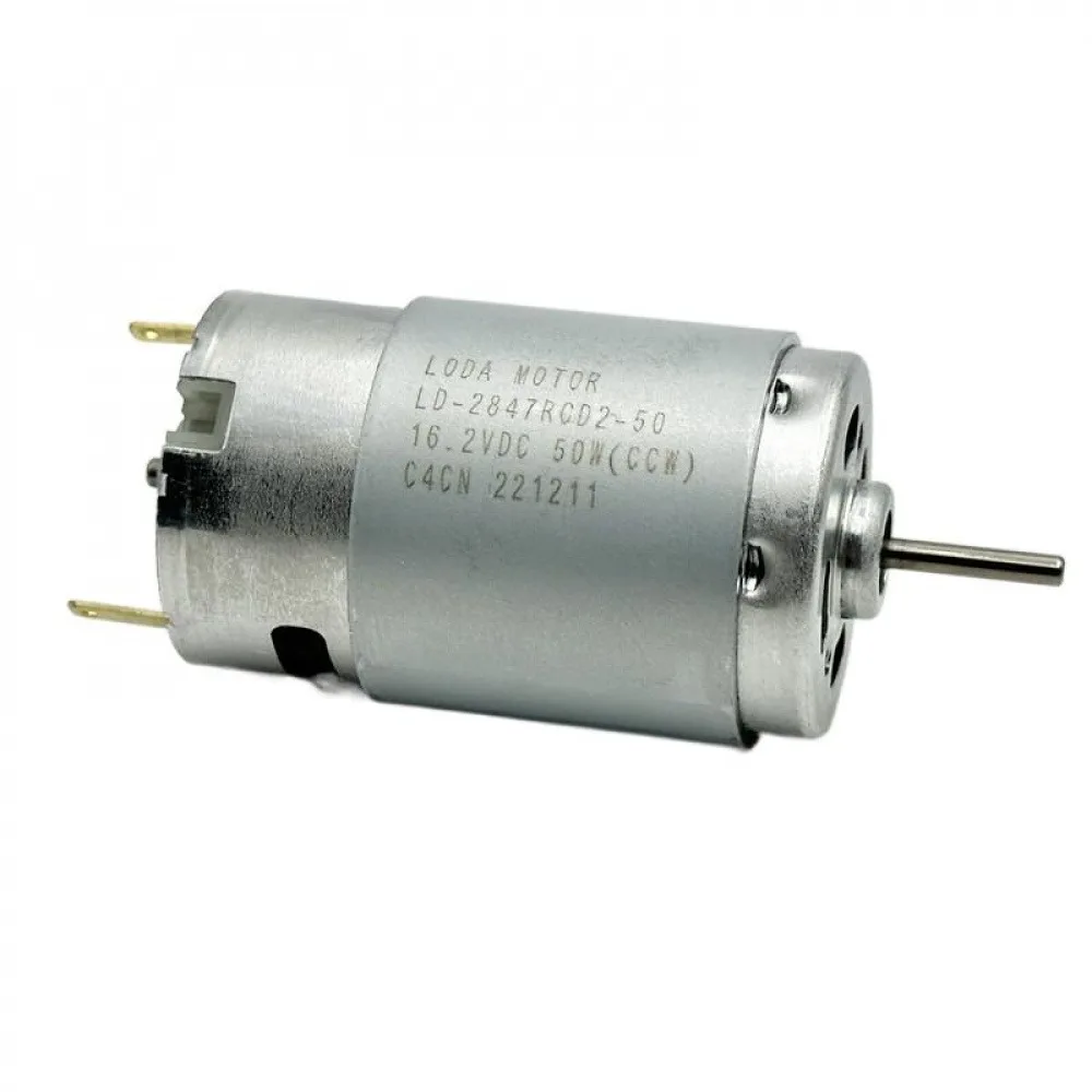 Electric DC Motor DC5-18V 4600RPM-17000RPM High Speed Carbon Brush DC Motor DIY Hobby Toy Model Hair Drier Part RS-395 27.7mm