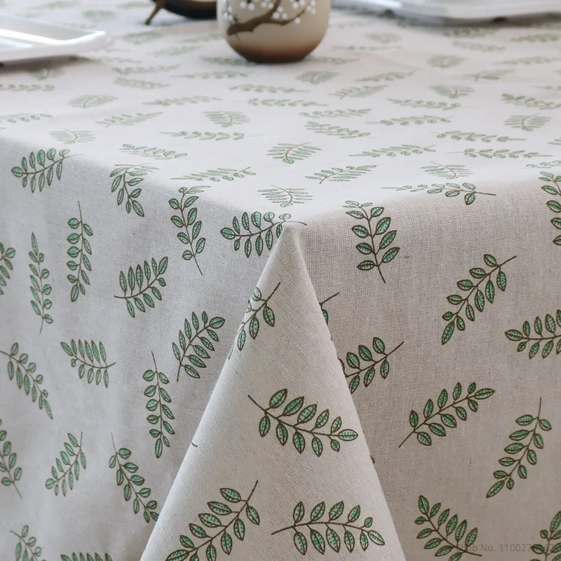 Green Olive Branch Tablecloth Modern Small Fresh Garden Table Tablecloth Desk Hotel Tablecloth Coffee Table Tablecloth